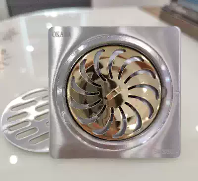 Okesha floor drain OK-70 household powder room kitchen balcony Stainless steel deodorant modern simple