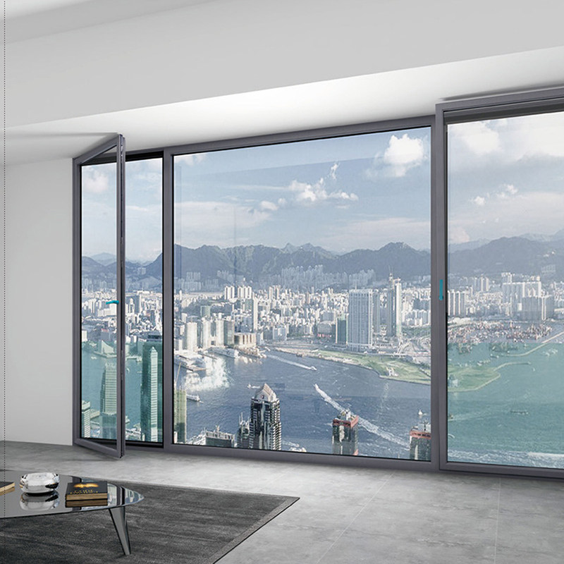 First and more doors and windows-artisan GR82 push-pull window aluminum alloy bedroom living room soundproof thermal insulation window floor window glass-Taobao