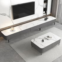Kaimiao modern simple light luxury slate coffee table small and medium-sized slate rectangular slate TV cabinet (3 meters)