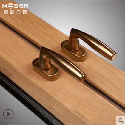 German MOSER Mercer IV68 aluminum clad wood doors and windows tempered glass sound insulation and heat insulation casement floor-to-ceiling windows
