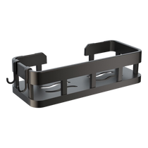 Meiqisheng bathroom storage rack bathroom wall-mounted punch-free toilet bathroom washbasin wall storage rack