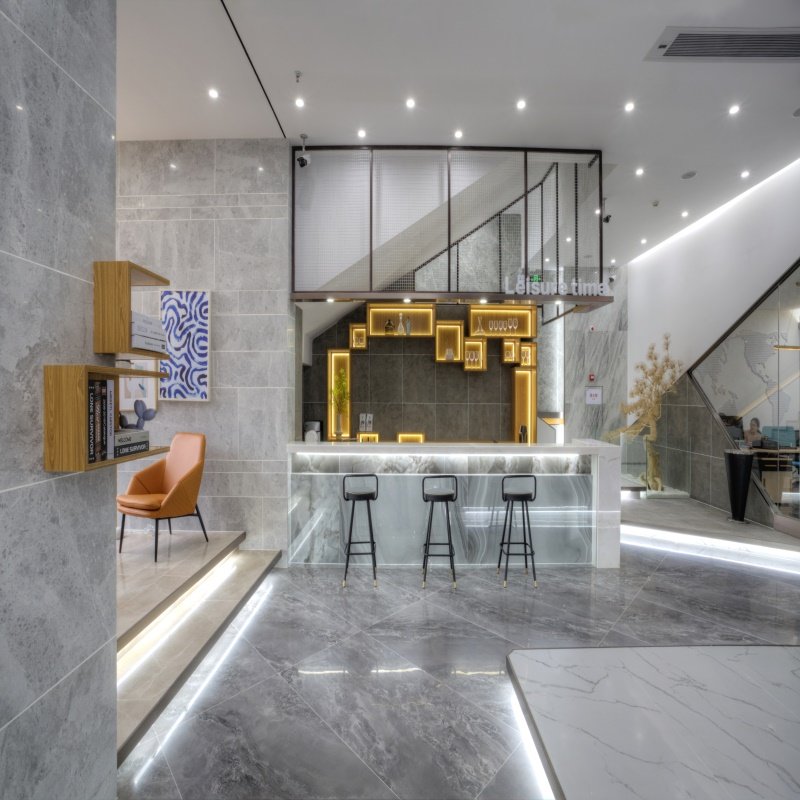 Kashuo simple modern gray 800x800 ceramic household anti-slip wear-resistant wall tile KS16803 (classic)