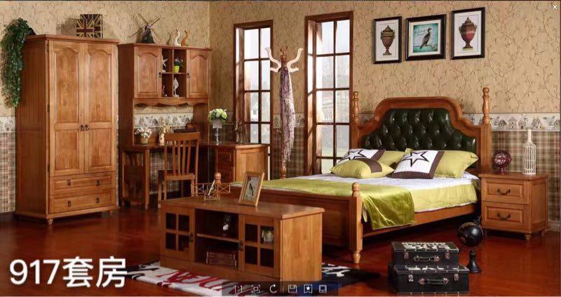 Inglén-Home bed eco-friendly and durable children's bed all-solid wood boy bed young children's house furniture combination