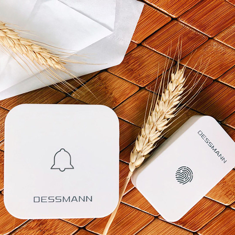 Deschmann Smart Doorbell Wireless Home Office Doorbell Teleware Can Switch Music Ringing Flash Light Mode-Taobao