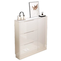 Haosha ultra-thin tipping bucket slate shoe cabinet painted home simple modern 17cm small apartment entrance hall entrance cabinet