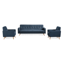 DIOUS office sofa modern simple and fashionable business reception reception and negotiation three-person coffee table combination