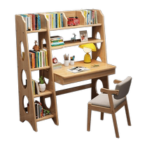 Yamaga Nordic solid wood desk ins style simple modern home student study table Japanese writing desk bedroom