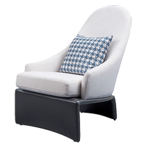 City Window Mufu counter fabric comfortable modern minimalist light luxury living room 26L193 leisure chair) Xia Gang