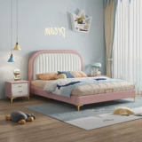 卧派 Кроватка для мальчиков, современная лента из натурального дерева, коробочка для хранения, 1.2м, 1.5м