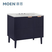 Erlanghong Macalline Moen bathroom cabinet BC3005-802BL