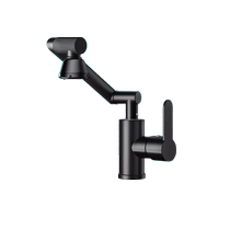 Meiqisheng fine copper faucet wash basin hot and cold rotating home kitchen dishwashing bathroom wash basin wash basin