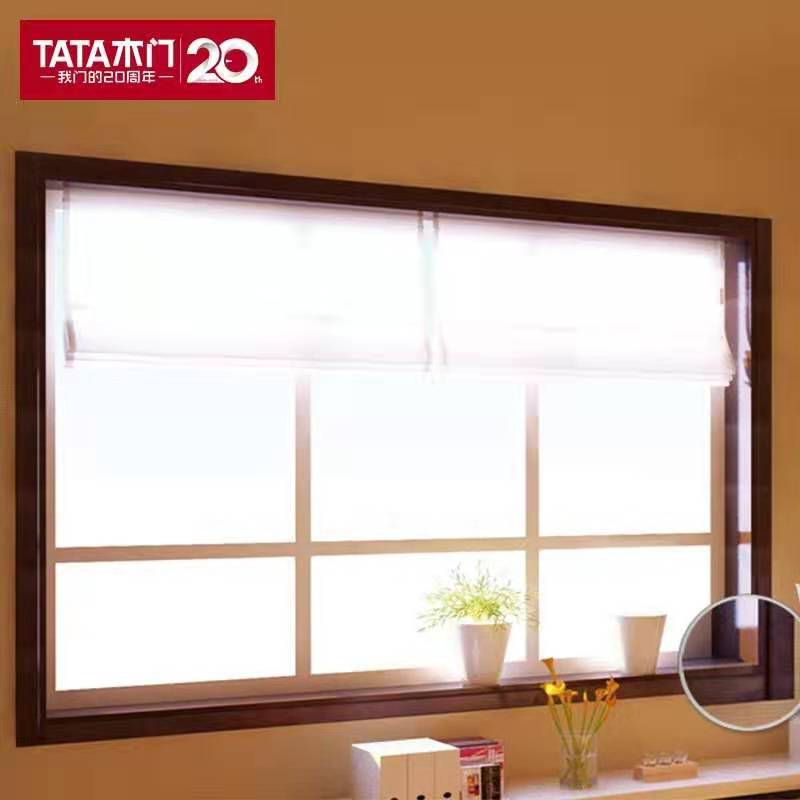 TATA wooden doors Doors and windows window sets paint-free interior window sleeves Custom window sets multi-color optional (gold catalpa)