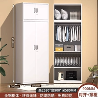 Чисто белые 900 широких двух дверей + верхний шкаф