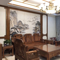 Collar embroidery soft decoration ambitious embroidery wall painting whole house soft decoration new style hanging painting high-end bedroom TV background wall