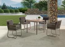 Aofuri Hawaiian outdoor furniture Ruili balcony square table is simple and elegant and can be used indoors and outdoors