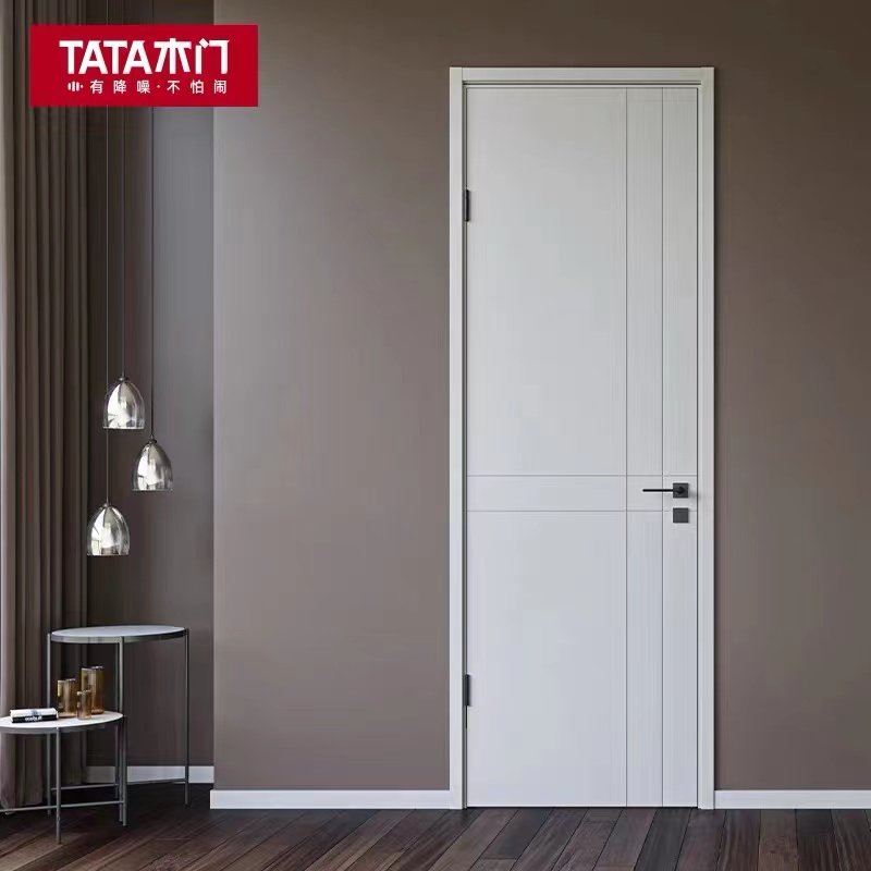 TATA wooden door bedroom door Full house Custom minimalist Makeup Room Door Wooden Door door Door Kitchen door AC002-J