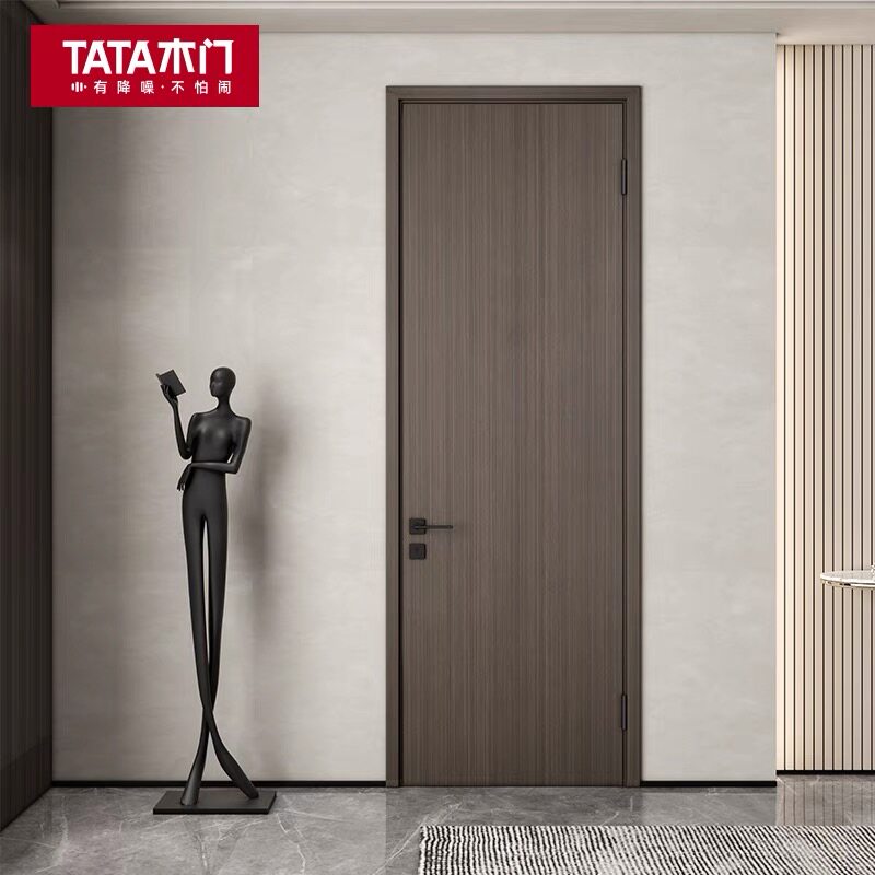 TATA wooden door official new product minimalist custom-made wooden door indoor door bedroom door bedroom door bookhouse door PB101