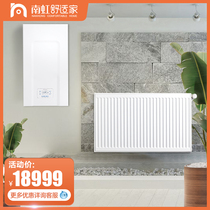 New house concealed gas heating and plumbing wall-mounted radiator Italian Beretta package installation