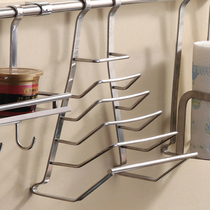 Jiade SUS304 stainless steel pot lid rack chopping board rack kitchen storage supplies storage rack hardware pendant