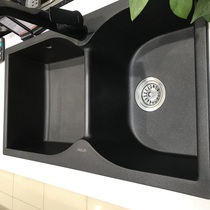 Oulin Oulin stainless steel sink model OL-WGS208 kitchen double-sink sink (faucet not included)