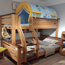 Detong bunk bed childrens two-story high and low bed double bunk bed for teenagers solid wood bunk bed
