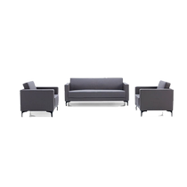 DIOUS office sofa simple and modern business reception and negotiation reception room three-seat sofa and coffee table combination set