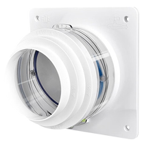 Submarine bathroom check valve universal bathroom heater exhaust pipe toilet check valve ventilation fan