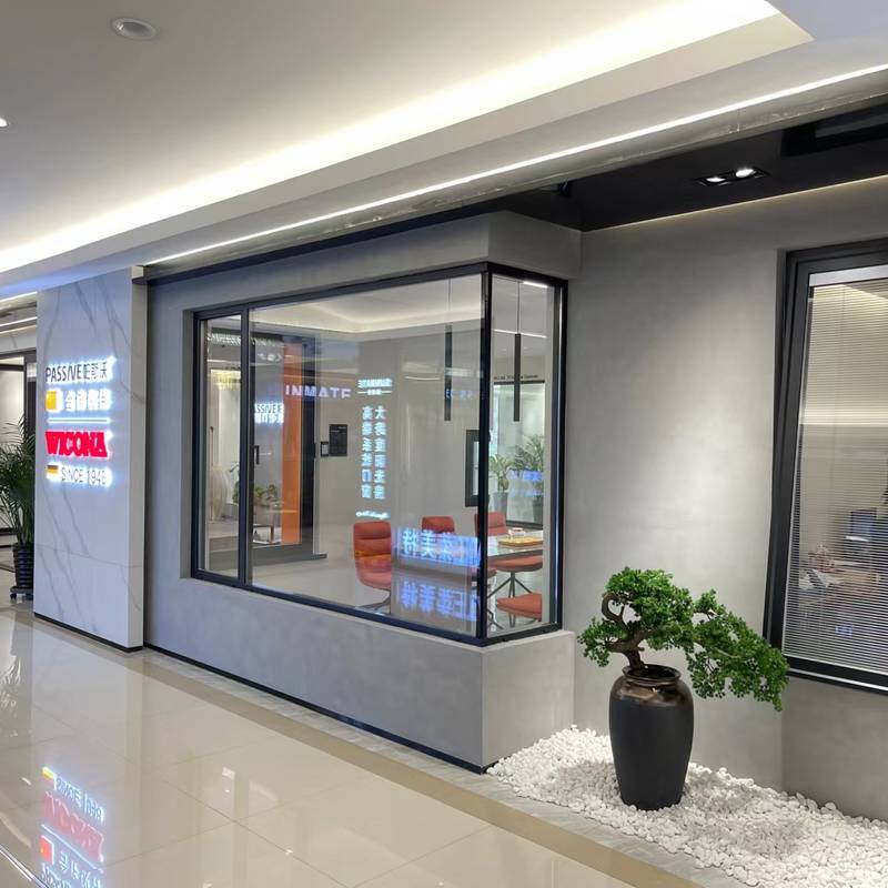 Pasvo 75HI extremely minimalist narrow side broken bridge aluminium system doors and windows sealing balcony aluminum alloy soundproof floor windows custom-Taobao