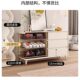 Cream-Colored Bedroom Solid Wood Bedside Storage Cabinet with Five or Six Drawers, Light Luxury Wall-Mounted Storage Cabinet, Minimalist Design
