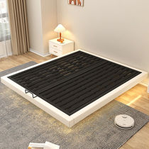 Wennuo suspended double bed simple modern single bed master bedroom iron bed tatami iron bed suspended steel frame bed