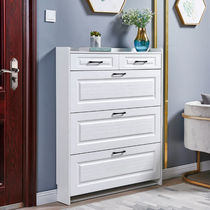 Home product temptation cream style ultra-thin tipping cabinet for home entrance modern simple large-capacity storage space-saving shoe rack