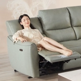 Семейный универсальный диван, кожаный электрический комплект, из натуральной кожи, воловья кожа