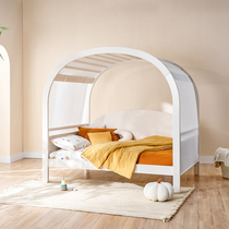 Boori Fresh and Simple Childrens Bed Girls Princess Bed Girls Bedroom Single Double Bed Furniture Adults