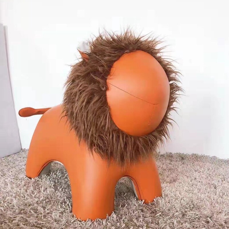 Zhujia Mercure American-style light luxury solid wood children's pet stool home changing shoes cartoon small bench cute