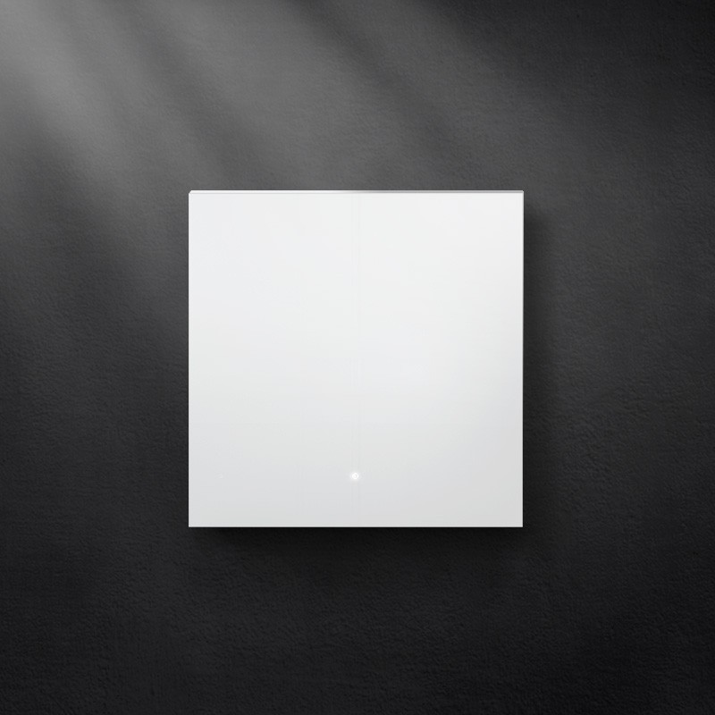 O Reebo Intelligent Remote Control Open Switch Panel Titanium White Wireless Remote Wall Zero Live Wire Light Control Switch