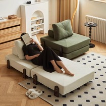 Tandoora lazy sofa can lie down and sleep in the living room balcony bay window bedroom movable tatami single sofa bed