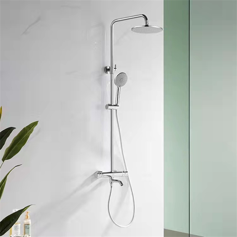Arrow sign thermostatic shower AMG13SH22 with lifting handheld nozzle multimodal home bathroom shower