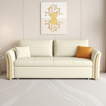 Jinyu folding sofa bed dual-purpose storage small apartment solid wood single and double living room multi-functional sofa retractable bed