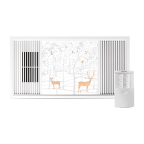 Integrated ceiling-mounted bathroom heater bathroom bathroom multi-functional embedded air-conditioning ventilation lighting and heater