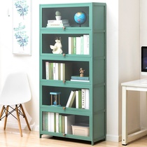 Jinyu bookshelf storage rack floor-standing bookcase desktop childrens storage bedroom display rack living room simple and small