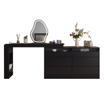 Oswan French cream style dressing table makeup table integrated small apartment retractable storage bedroom cabinet