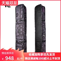 W22 new VE PAISLEY can be checked with large capacity waterproof mute wheel breathable veneer ski bag