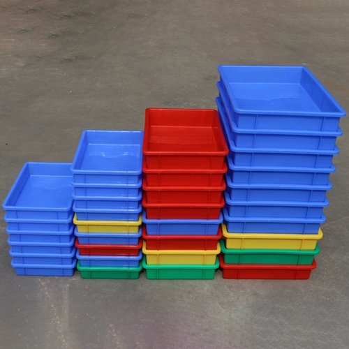 Прямоугольная большая маленькая пластиковая индустрия горшок с высокой высокой толстой белой фермерской фермерской фермерской фермой не -покрытия коробки для запчастей коробки пластиковая коробка приготовленная клей