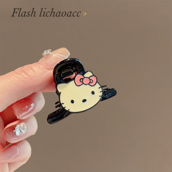 So Cute! Super Sweet Girly Heart Sweet Cartoon Kt Cat Small Bangs Hair Grab Niche Popular Grab Clip