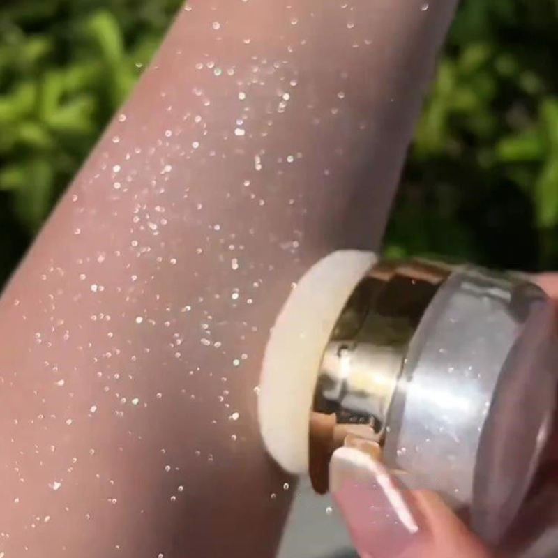 Sparkling Fairy Dust Powder! Bridal Wedding Highlighter Powder, Body Glitter Powder, Sparkling Collarbone Powder for Dancing