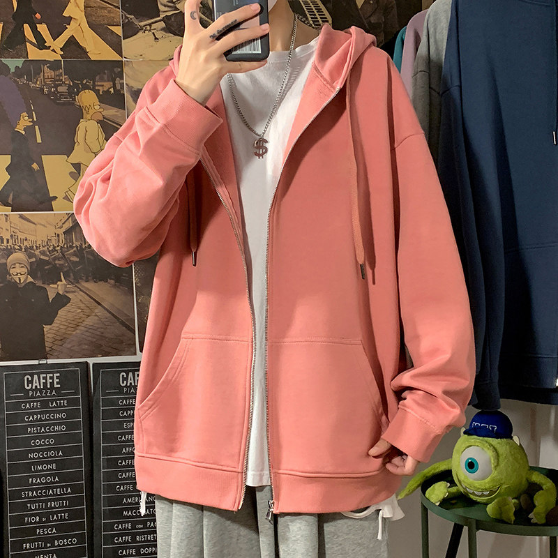 chic port taste retro plus fat size cardigan thick cotton T female cec super fire solid color simple college wind fat mm coat