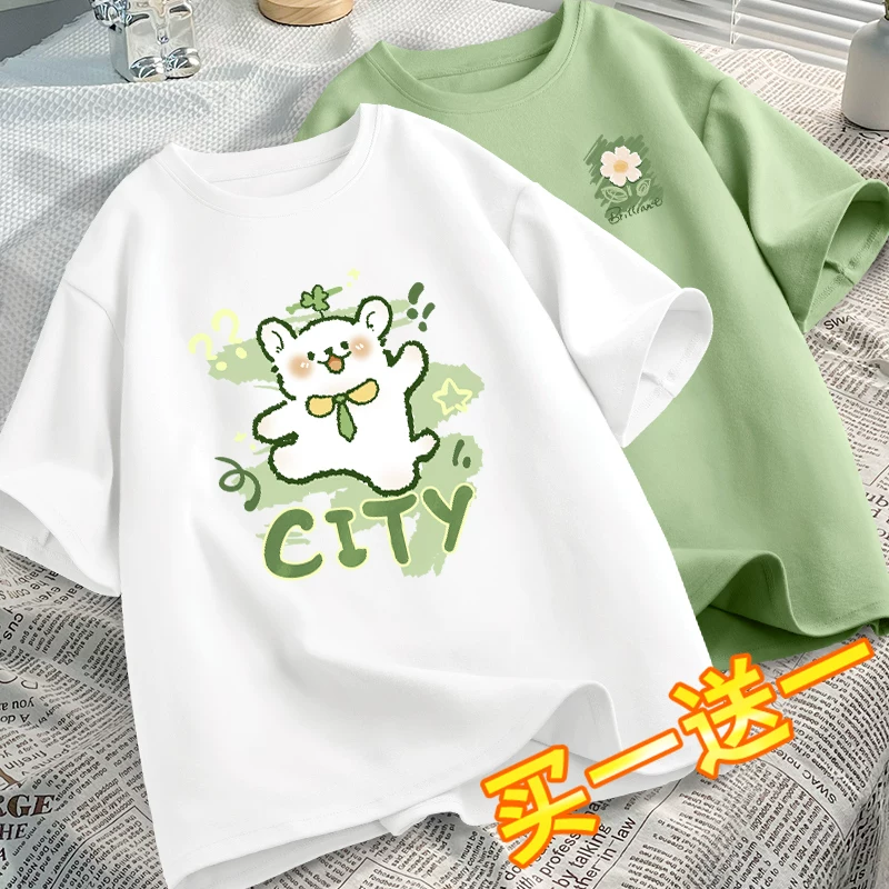 Коротко рукавная футболка, женская летняя одежда 2026 новый Dopamine wear футболка женская летняя топ дизайн нишевая одежда