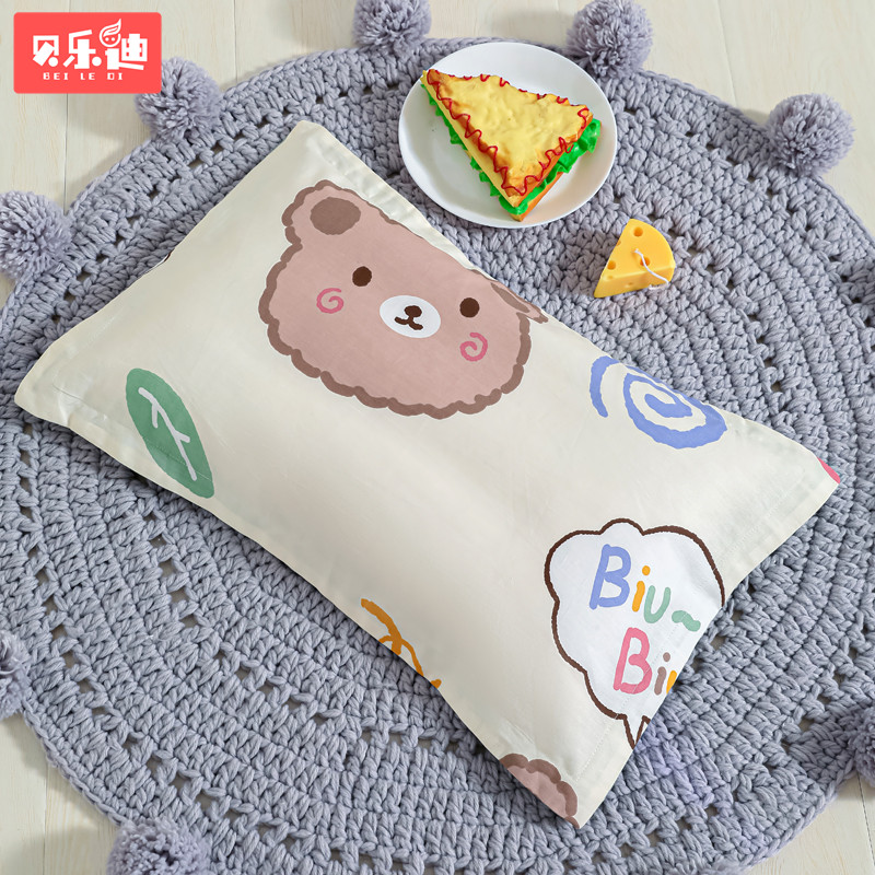 3-6 Year Old Children Pillow Kindergarten Special Full Cotton Pillow Cartoon Breathable Baby Baby 1-2 Year Old Stereotyped Pillow Inner