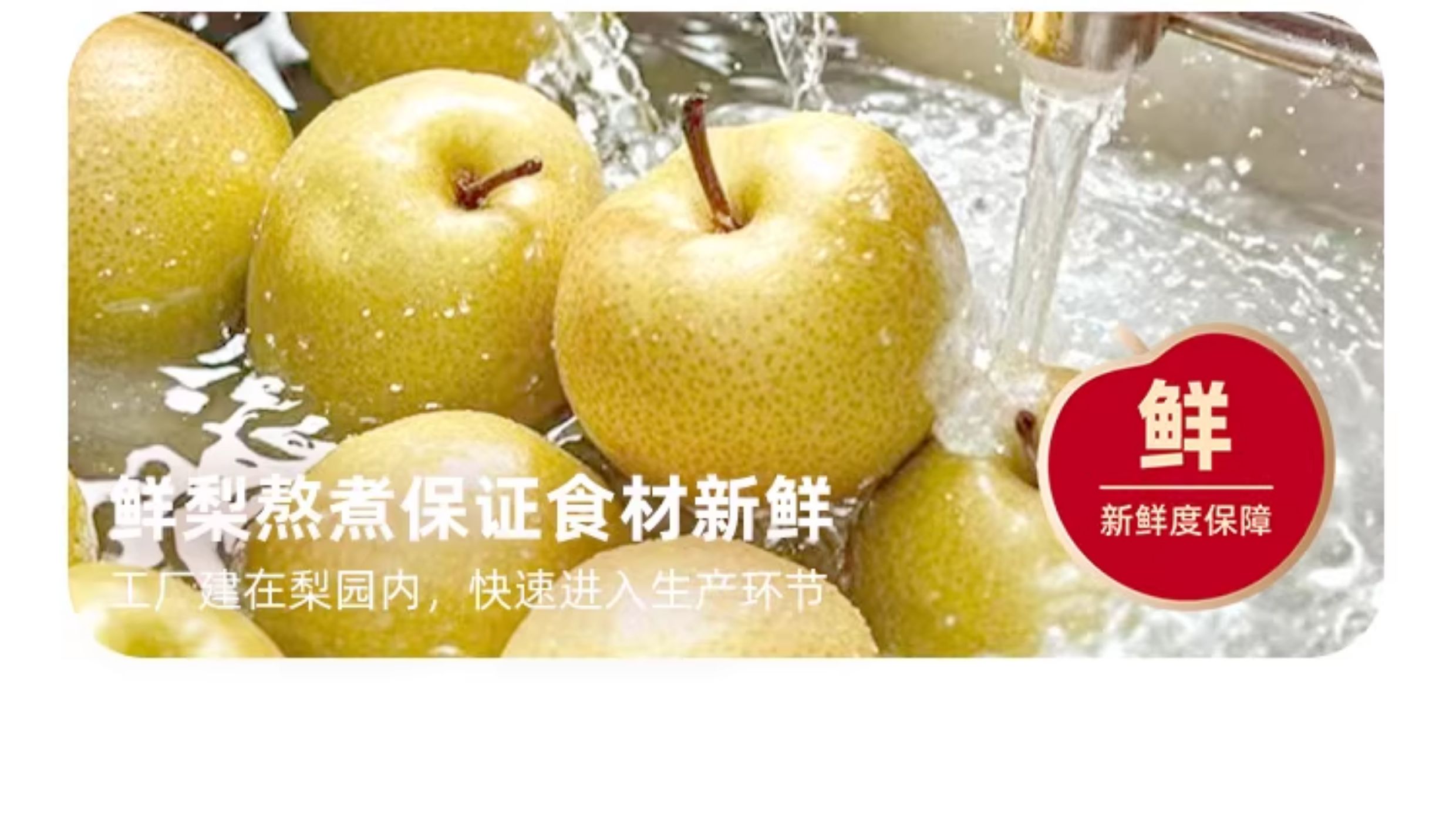 【Hong Kong Direct Mail】Xishan Flower Room Pear Paste 210g Sweet and Not Greasy