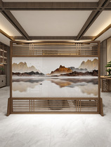Chinese-style screen partition solid wood living room office tea room entrance entrance porch blocking bedroom hotel seat screen